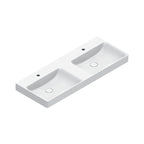Catalano Elice 120 double furniture basin in gloss white