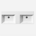 GSI Kube X 120 x 47 Double Wall Mounted Basin