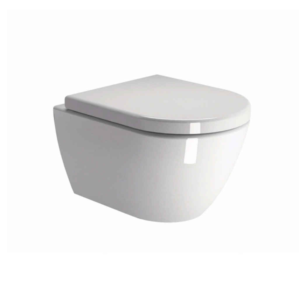 GSI Pura 50 Rimless Wall Hung Toilet & Soft Close Seat