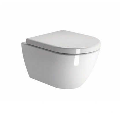 GSI Pura 50 Rimless Wall Hung Toilet & Soft Close Seat