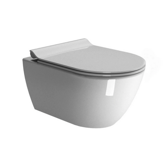 GSI Pura 55 Rimless Wall Hung Toilet & Soft Close Seat