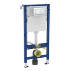 Geberit Duofix Alpha 1120mm Frame & Cistern with Square Flush Plate in White
