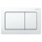Geberit Duofix Alpha 1120mm Frame & Cistern with Square Flush Plate in White