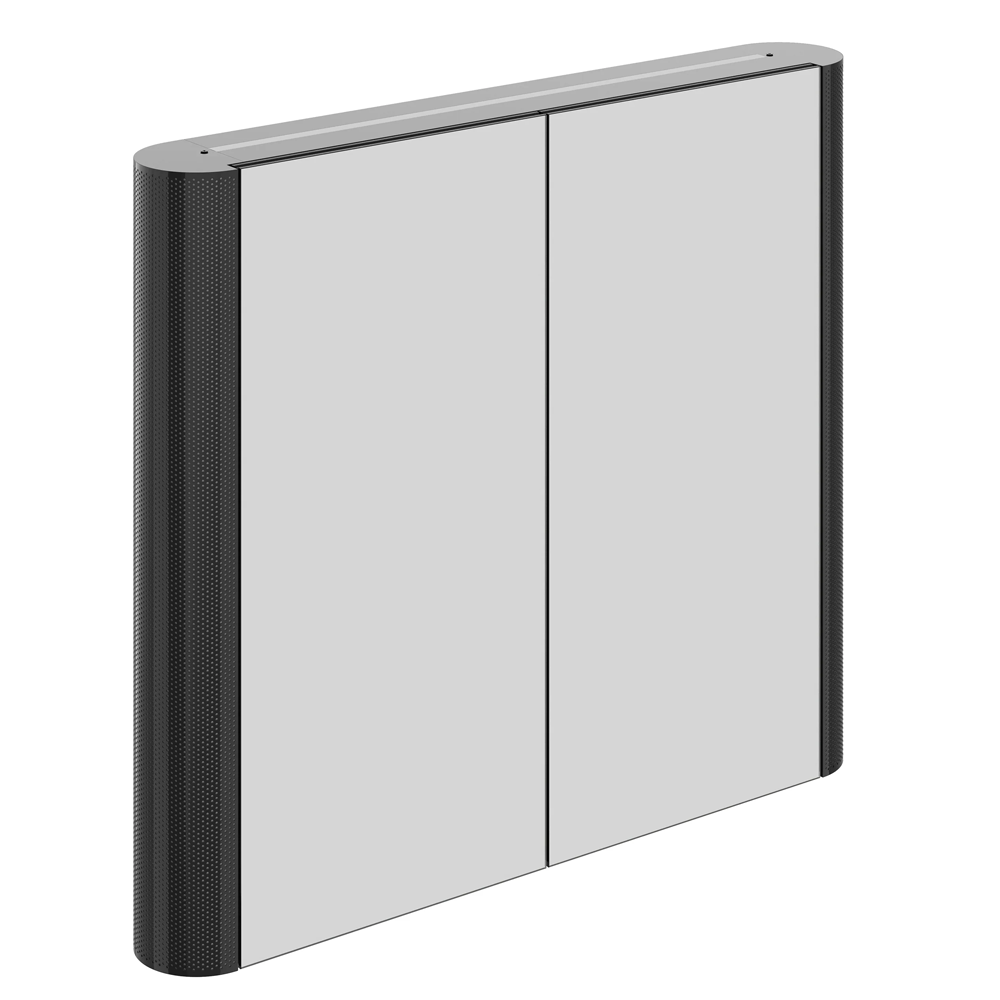 HIB Bastille Mesh LED Cabinet black 80 1