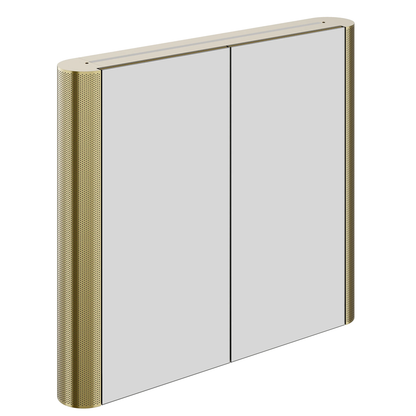 HIB Bastille Mesh LED Cabinet brass 80, a