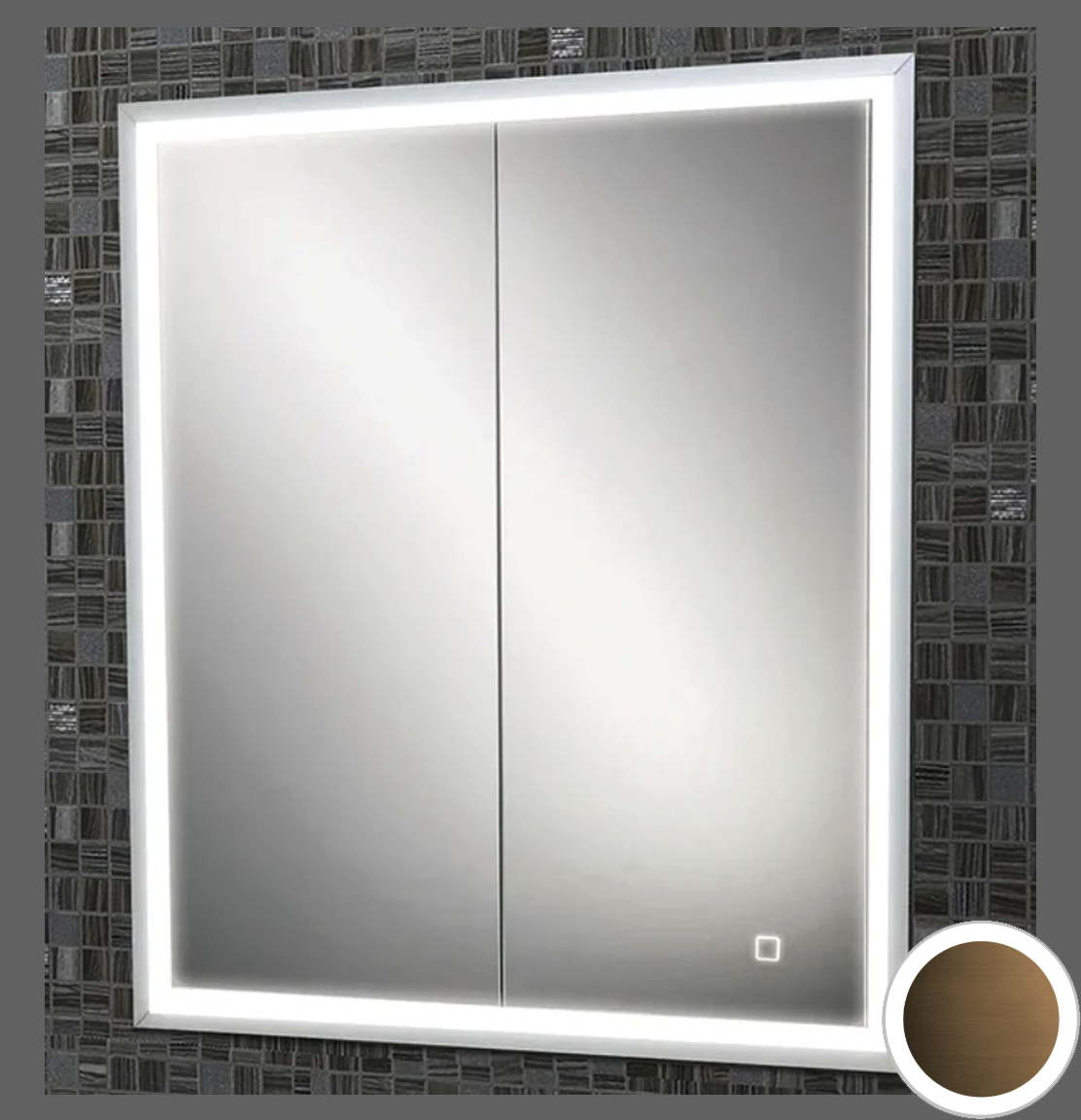 HIB Vanquish Bathroom Cabinet 60 bronze