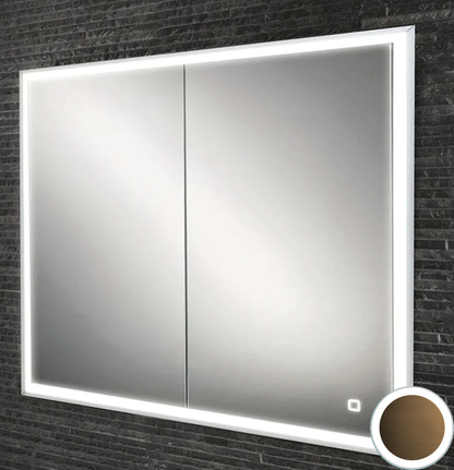 HIB Vanquish Bathroom Cabinet 80  bronze