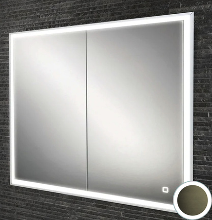 HIB Vanquish Bathroom Cabinet 80  gunmetal