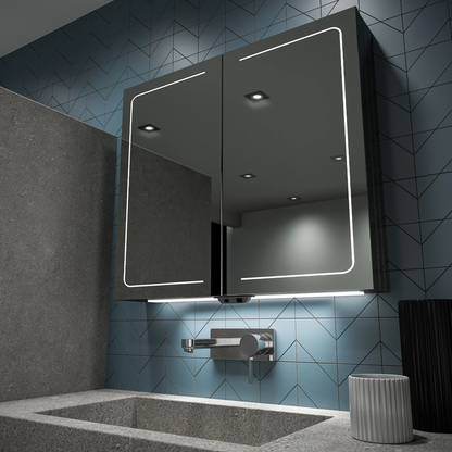 HIB Vapor Proximity Sensor Bathroom Cabinet ( Various Sizes )