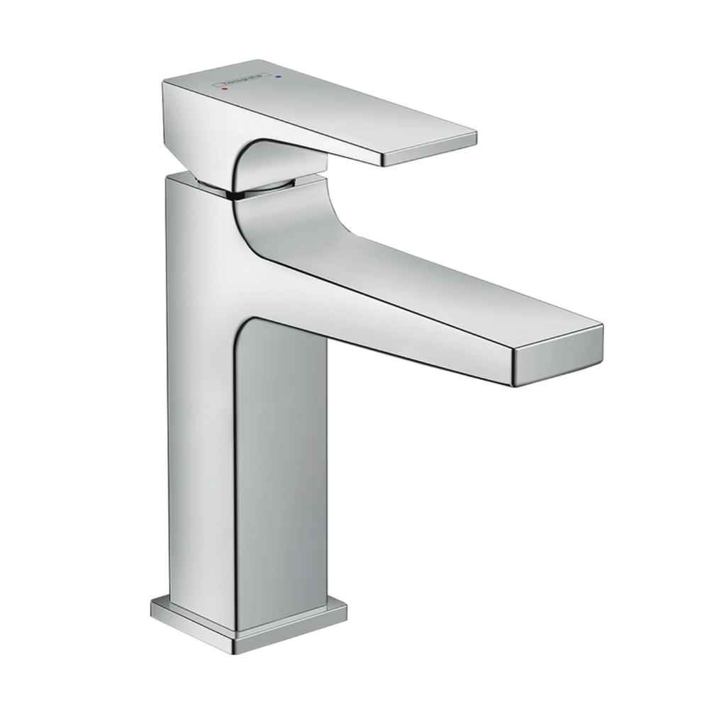 Hansgrohe Metropol Single lever basin mixer 110 with lever handle and push-open waste chrome