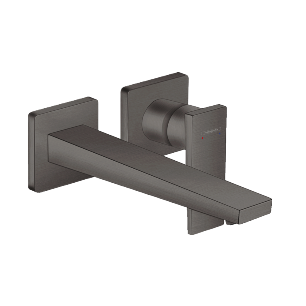 Hansgrohe Metropol Single lever basin mixer with lever handle for concealed installation with spout 225 mm black chrome