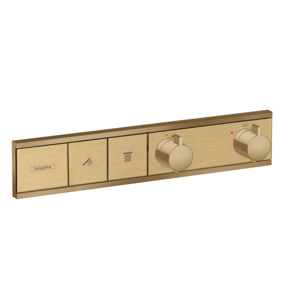 Hansgrohe RainSelect Thermostat for concealed installation for 2 functions bronze