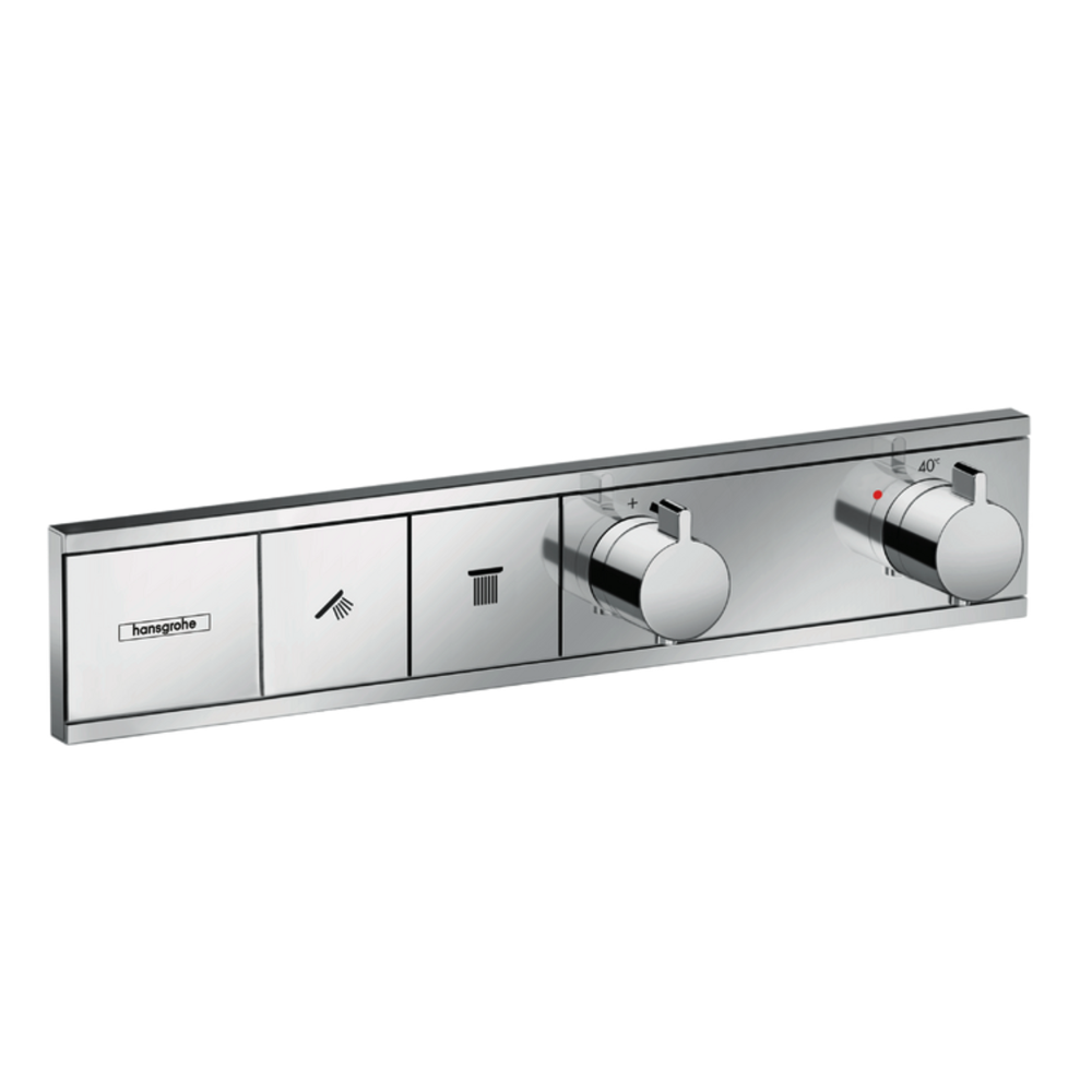 Hansgrohe RainSelect Thermostat for concealed installation for 2 functions chrome