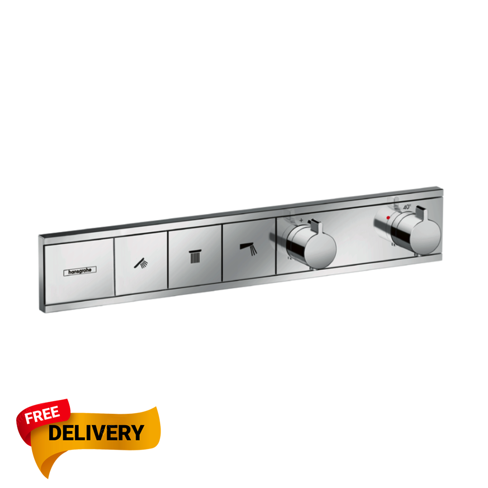 Hansgrohe RainSelect Thermostat for concealed installation for 3 functions