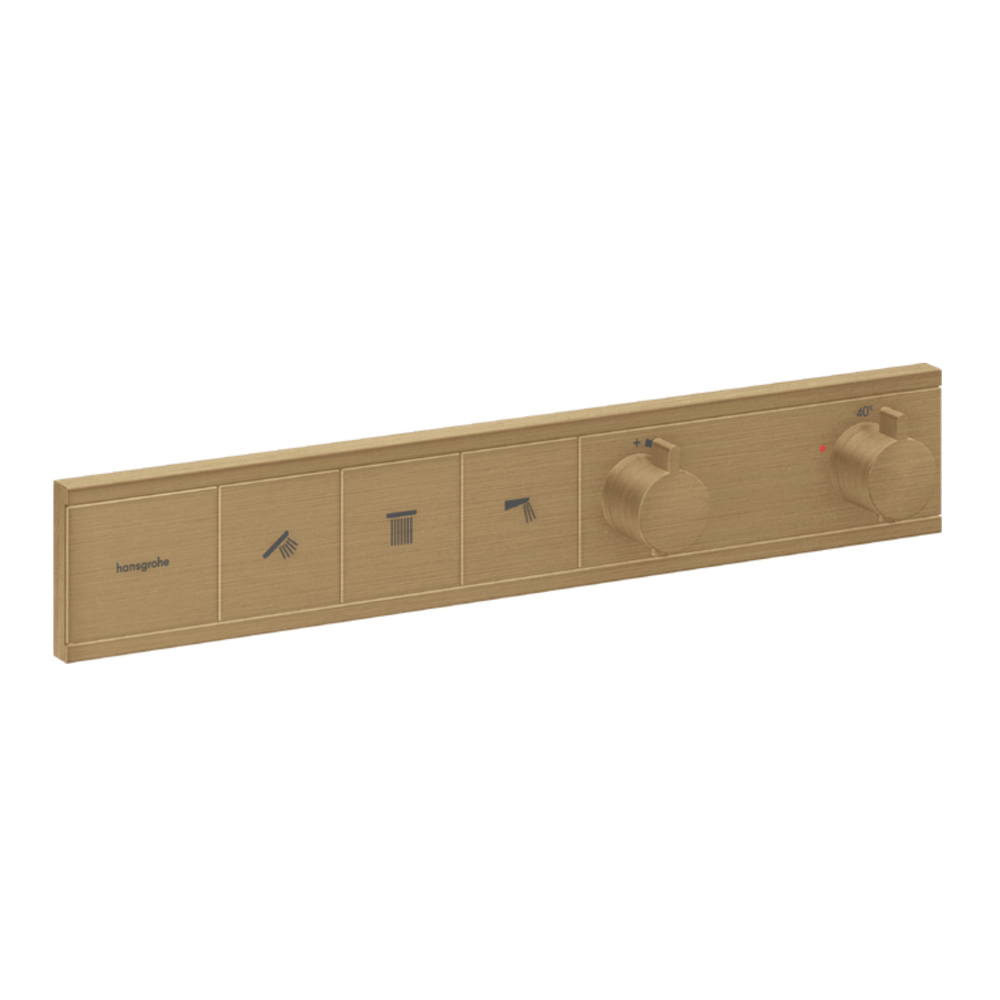 Hansgrohe RainSelect Thermostat for concealed installation for 3 functions bronze