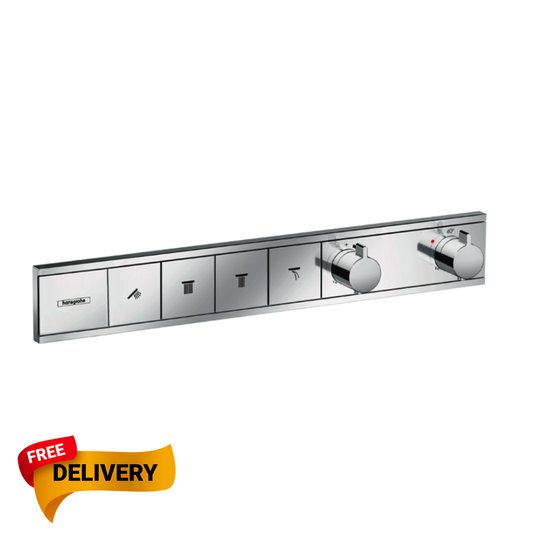 Hansgrohe RainSelect Thermostat for concealed installation for 4 functions