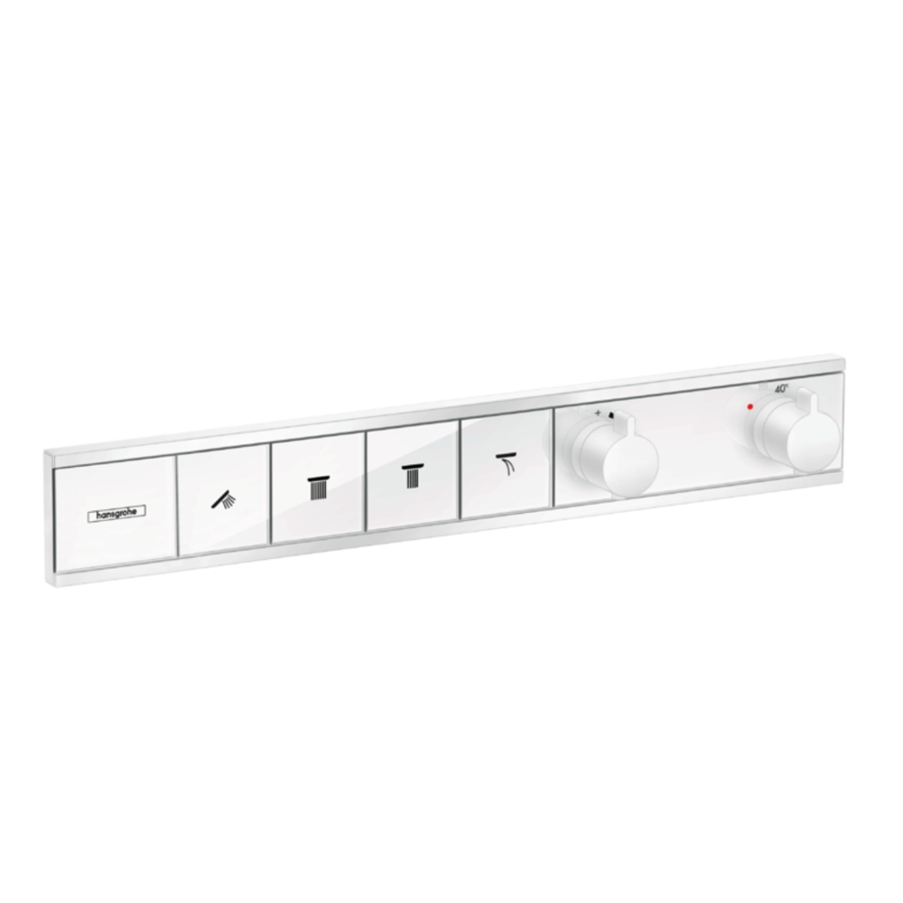 Hansgrohe RainSelect Thermostat for concealed installation for 4 functions white