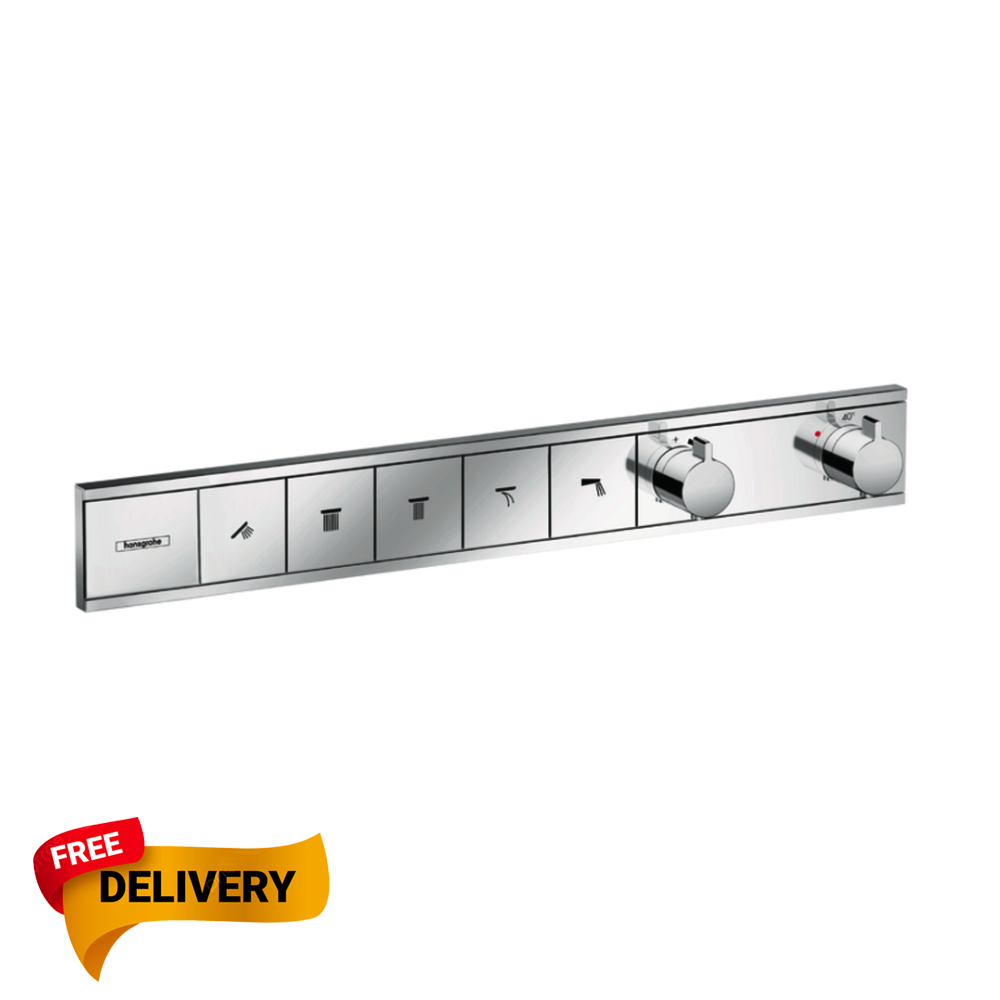 Hansgrohe RainSelect Thermostat for concealed installation for 5 functions