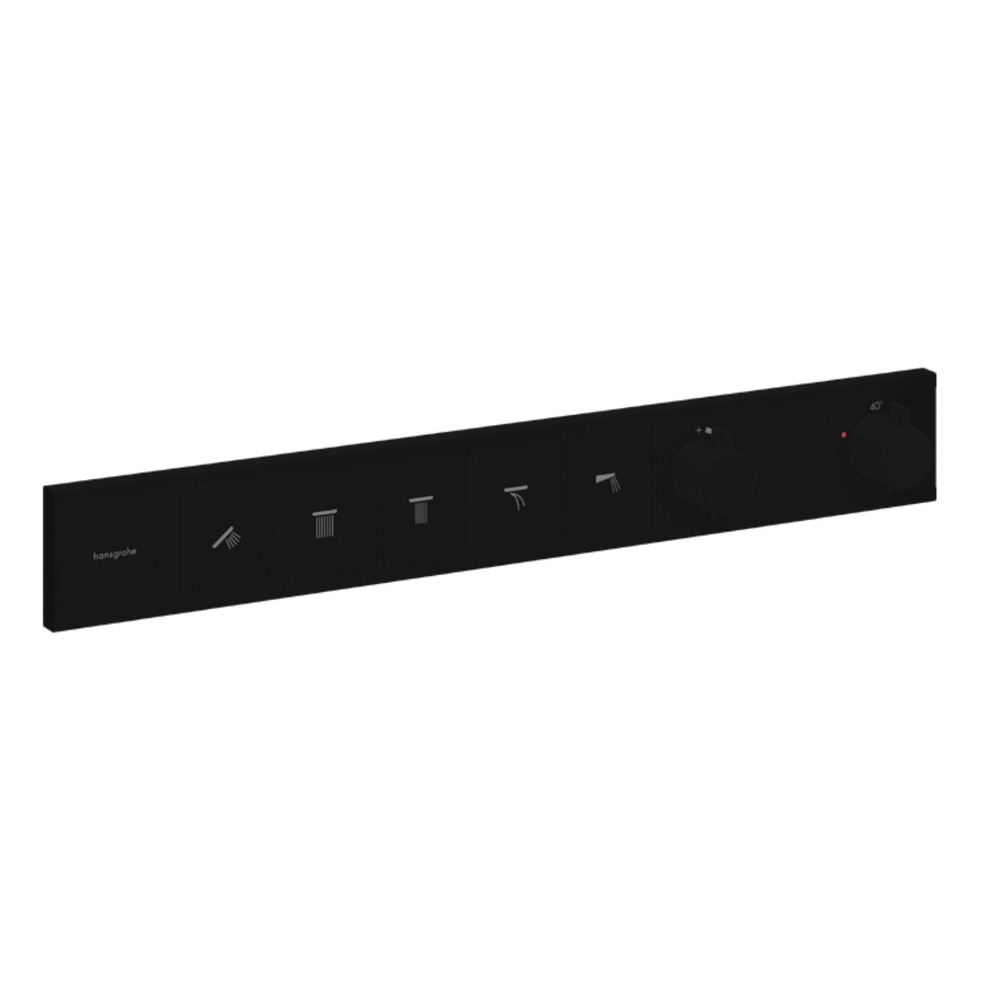 Hansgrohe RainSelect Thermostat for concealed installation for 5 functions black