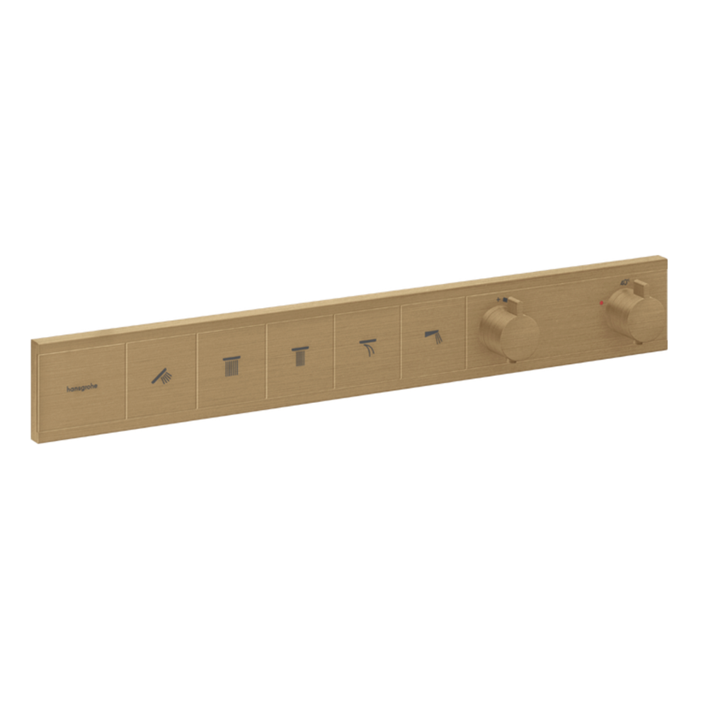 Hansgrohe RainSelect Thermostat for concealed installation for 5 functions bronze