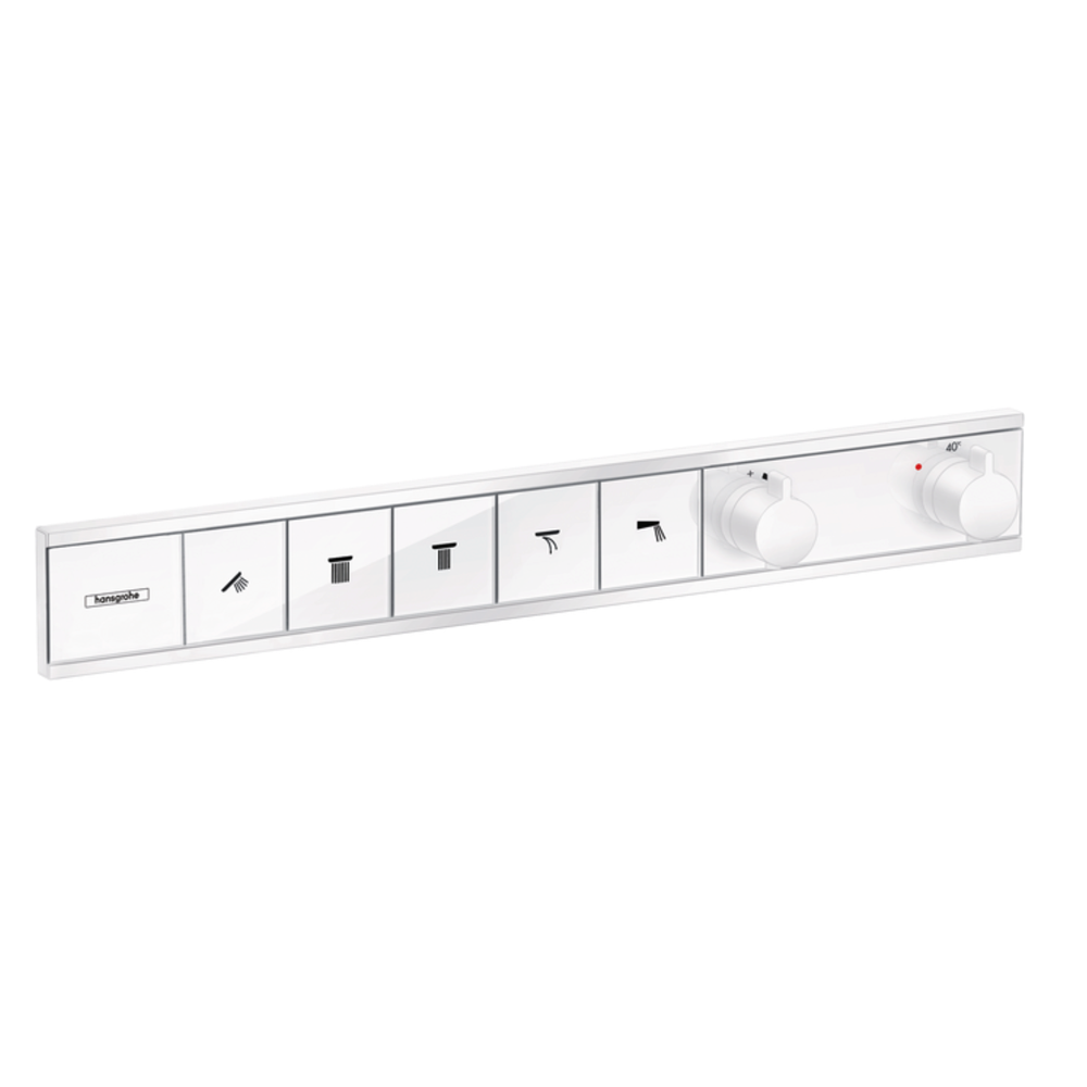 Hansgrohe RainSelect Thermostat for concealed installation for 5 functions white