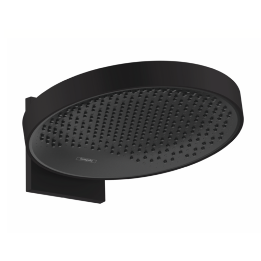 Hansgrohe Rainfinity Overhead shower 360 1jet with wall connector black