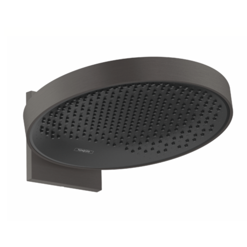 Hansgrohe Rainfinity Overhead shower 360 1jet with wall connector black chrome
