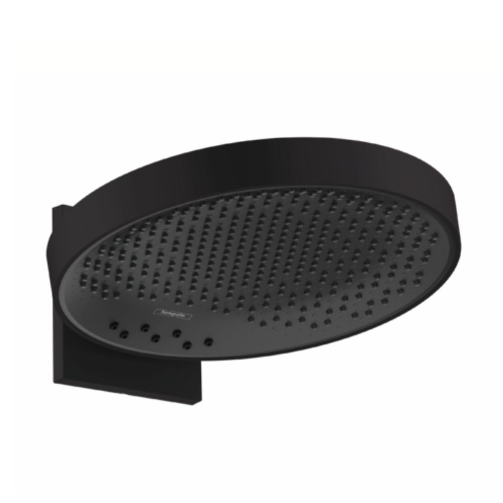 Hansgrohe Rainfinity Overhead shower 360 3jet with wall connector black