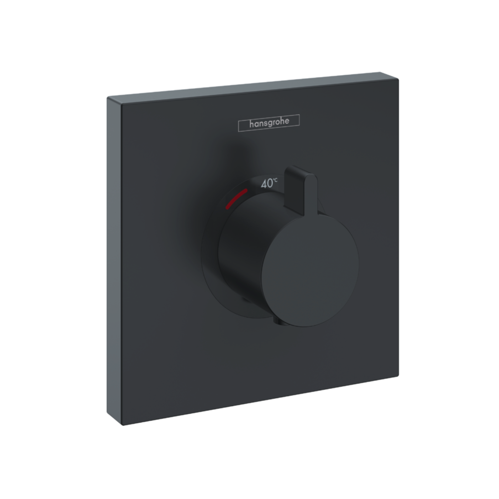 Hansgrohe ShowerSelect Thermostatic mixer HighFlow for concealed installation black