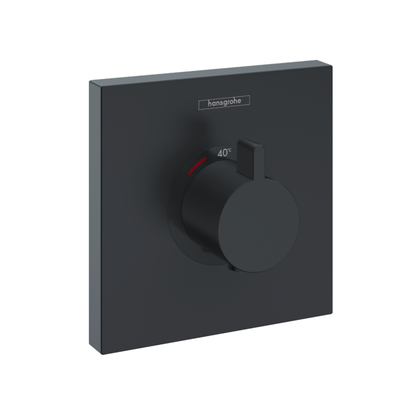 Hansgrohe ShowerSelect Thermostatic mixer HighFlow for concealed installation black