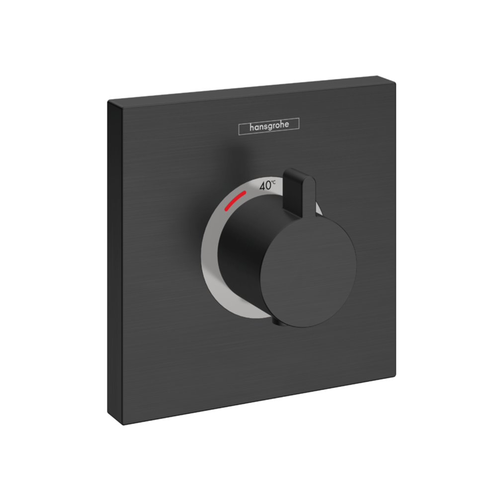 Hansgrohe ShowerSelect Thermostatic mixer HighFlow for concealed installation black chrome