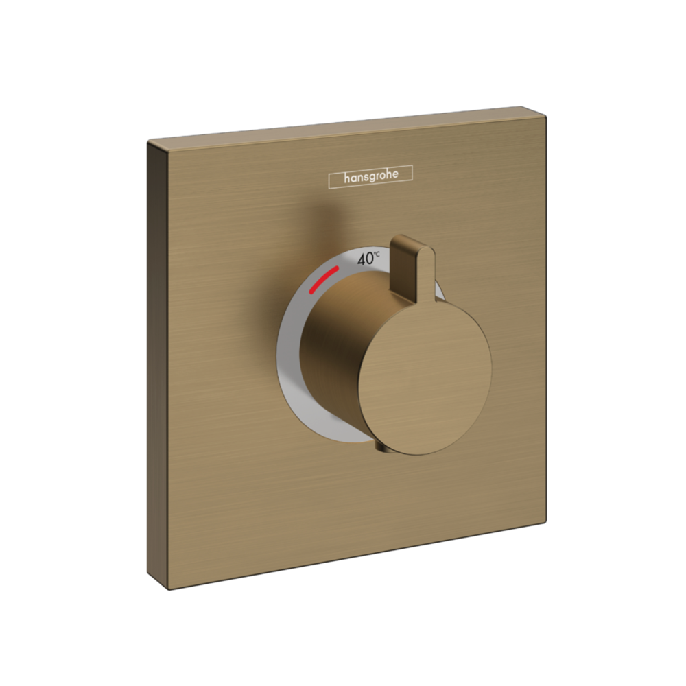 Hansgrohe ShowerSelect Thermostatic mixer HighFlow for concealed installation bronze