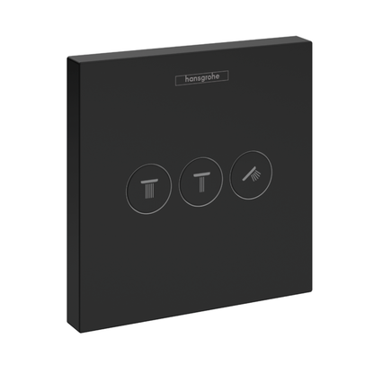 Hansgrohe ShowerSelect Valve for concealed installation for 3 outlets black
