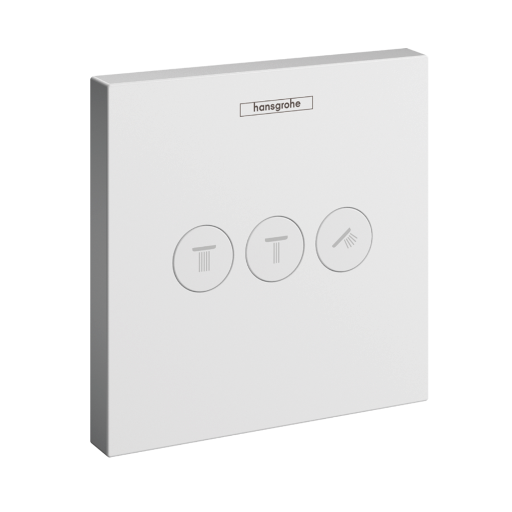 Hansgrohe ShowerSelect Valve for concealed installation for 3 outlets white