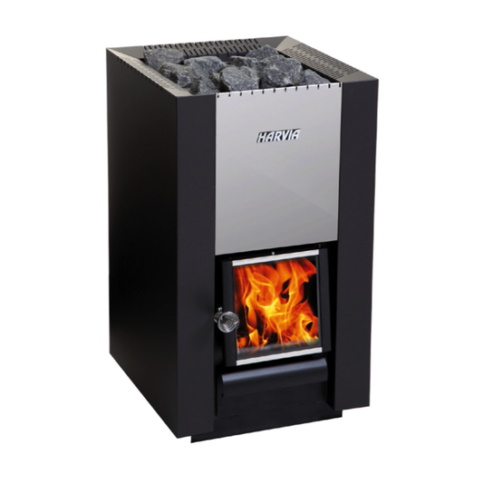 Harvia 16 Wood burning heater ( Black ) WK160