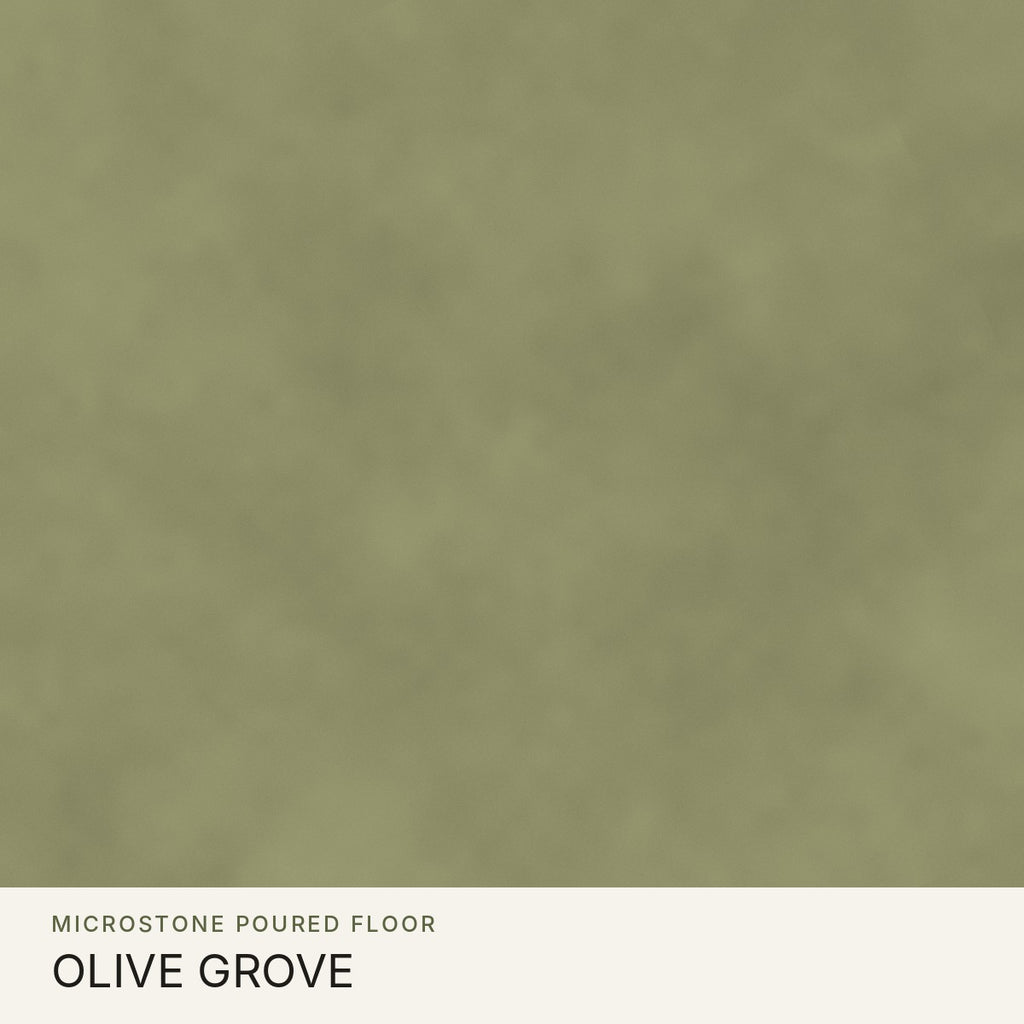 Microstone Poured Floor in Olive Grove
