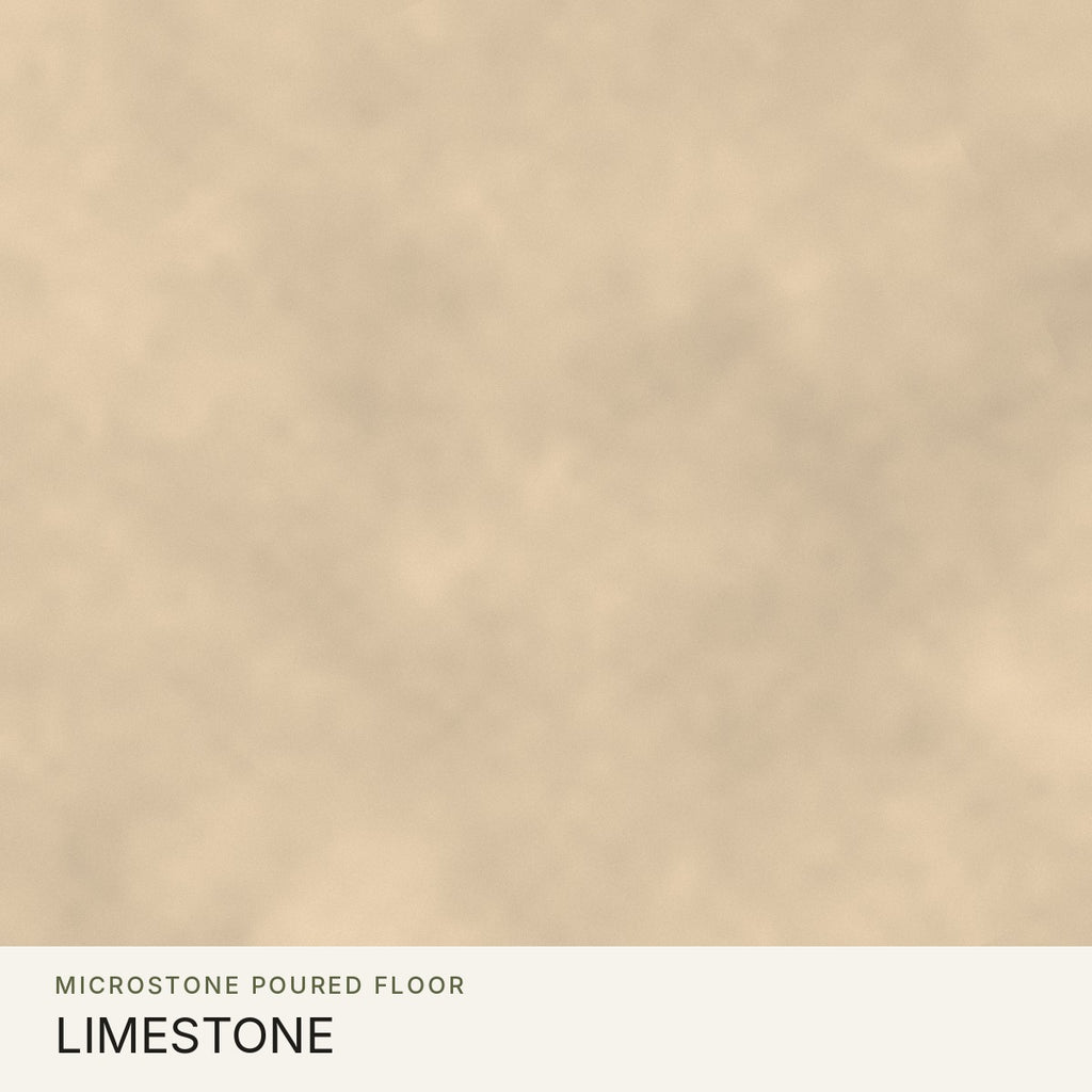 Microstone Poured Floor in Limestone