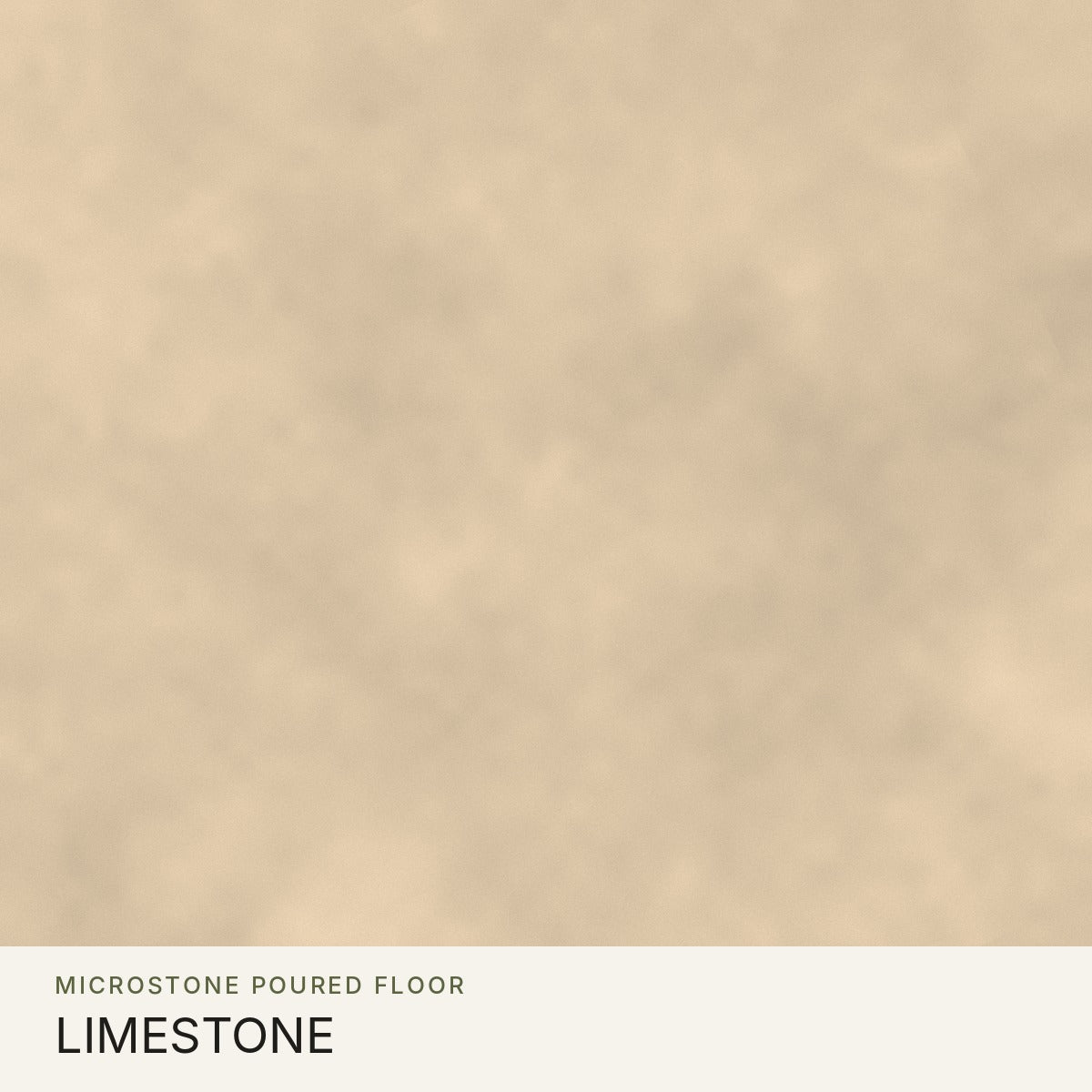 Microstone Poured Floor in Limestone