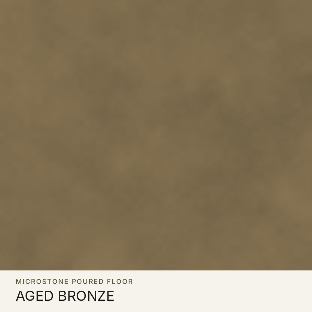 Microstone Poured Floor in Aged Bronze