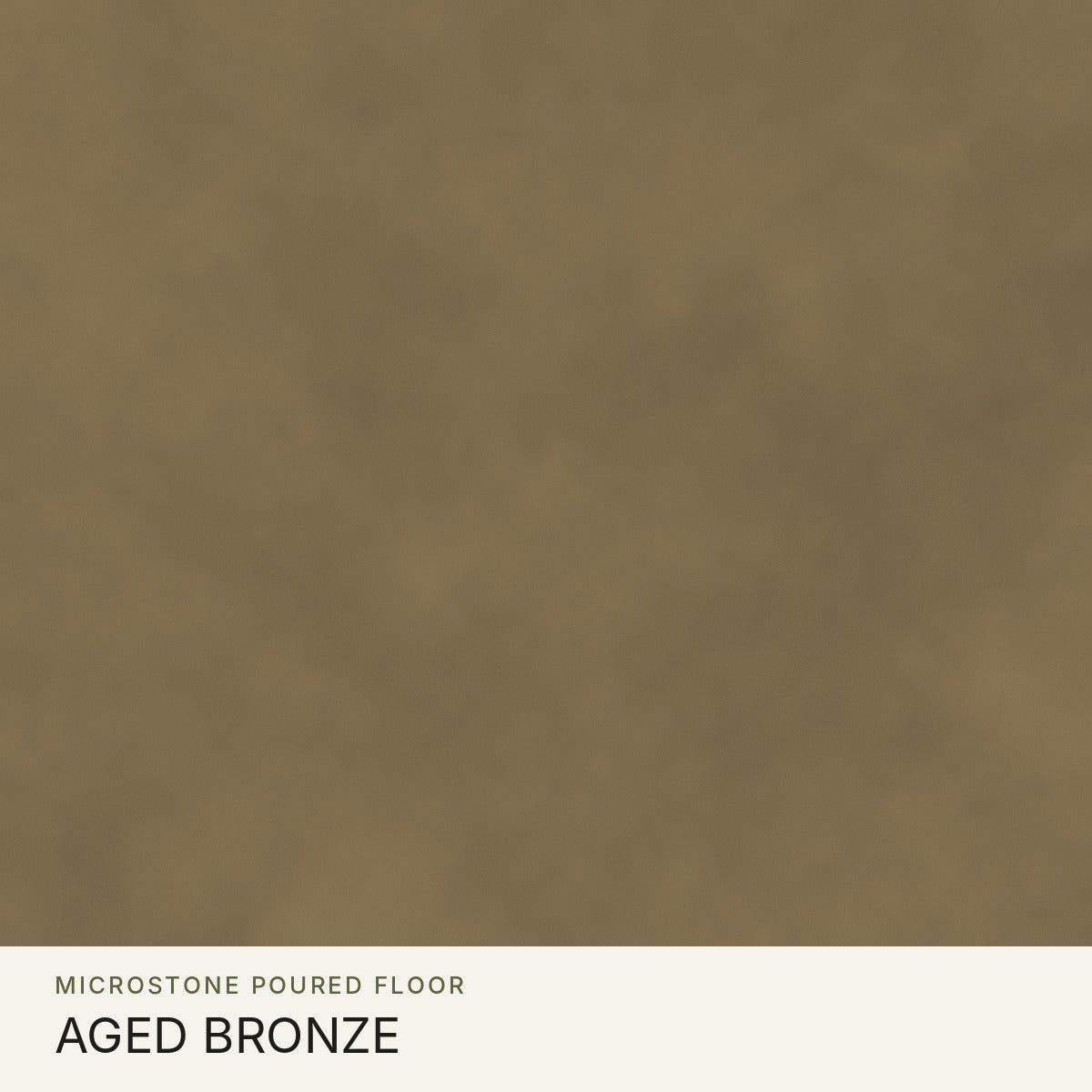 Microstone Poured Floor in Aged Bronze