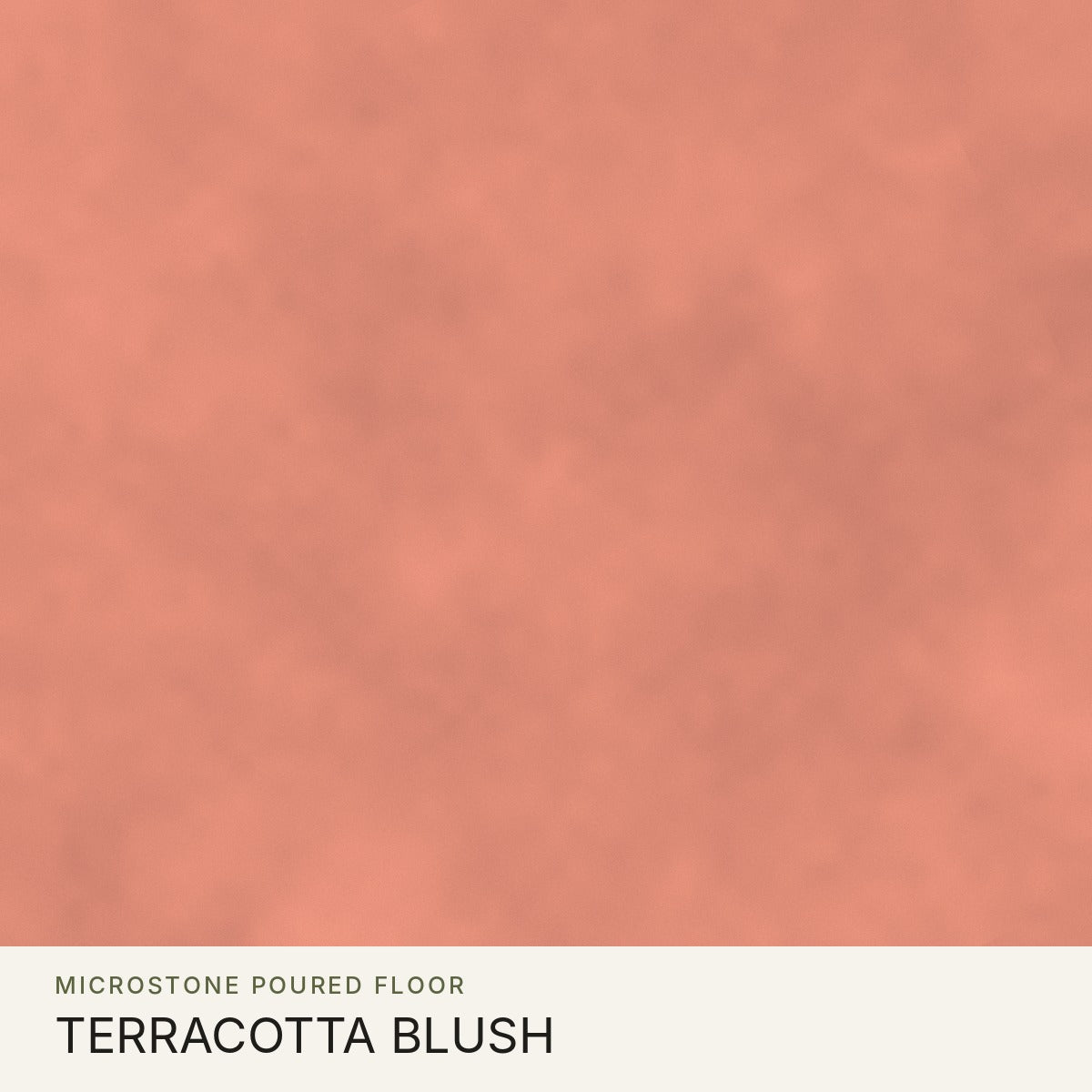 Microstone Poured Floor in Terracotta Blush
