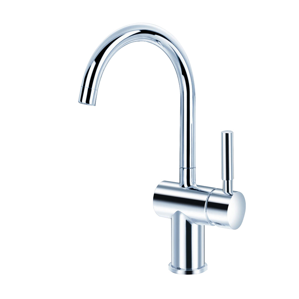 JTP Sleek Side Lever Kitchen Sink Mixer with Swivel Spout in Chrome