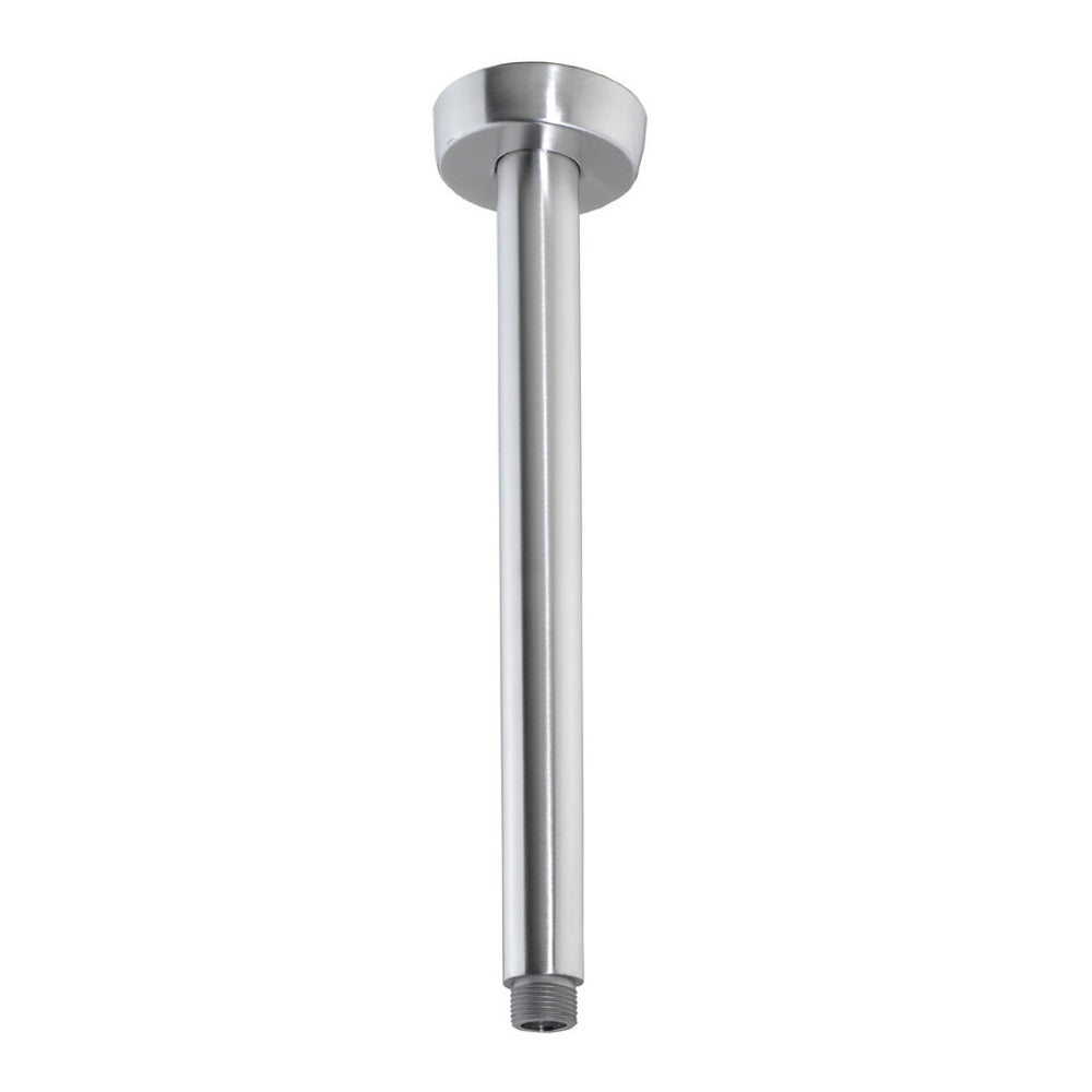 JTP INOX Round Ceiling Shower Arm in Stainless Steel