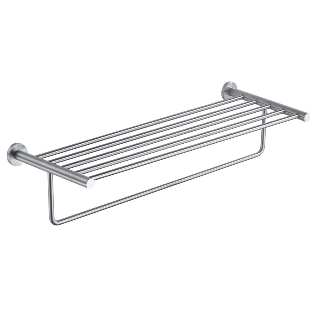 JTP INOX Towel Shelf with Bar in Stainless Steel