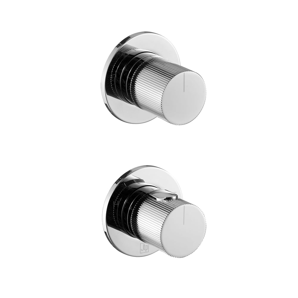 JTP EVO Modular Thermostatic Concealed 2 Outlet Shower Valve 771 in Chrome