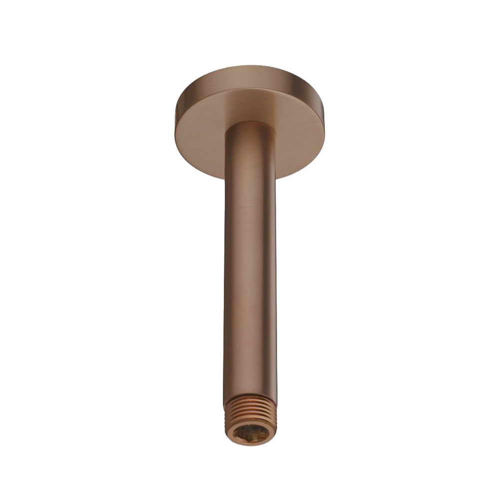 JTP VOS Ceiling Shower Arm 150mm in Brushed Bronze