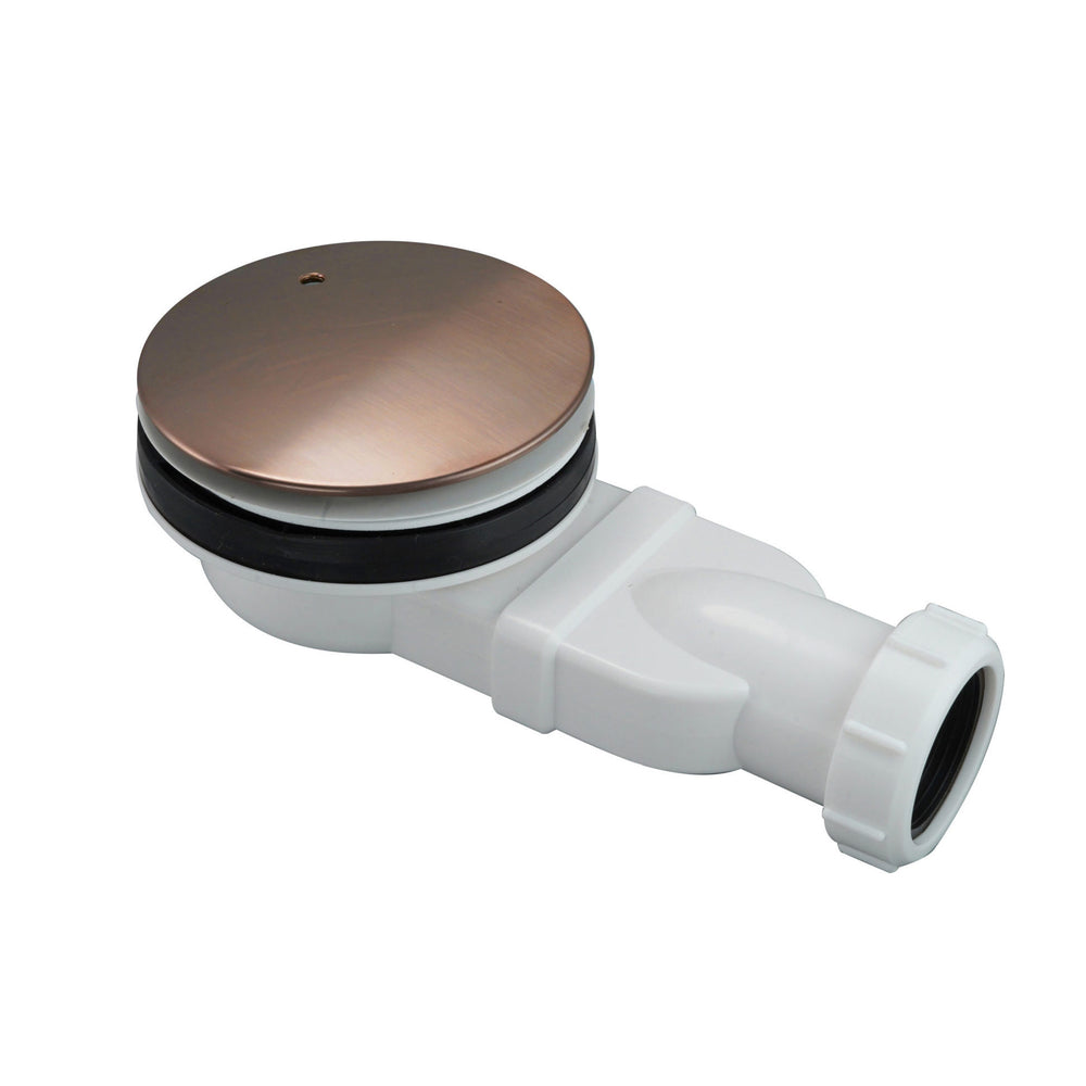 JTP Slim Shower Waste in Brushed Bronze