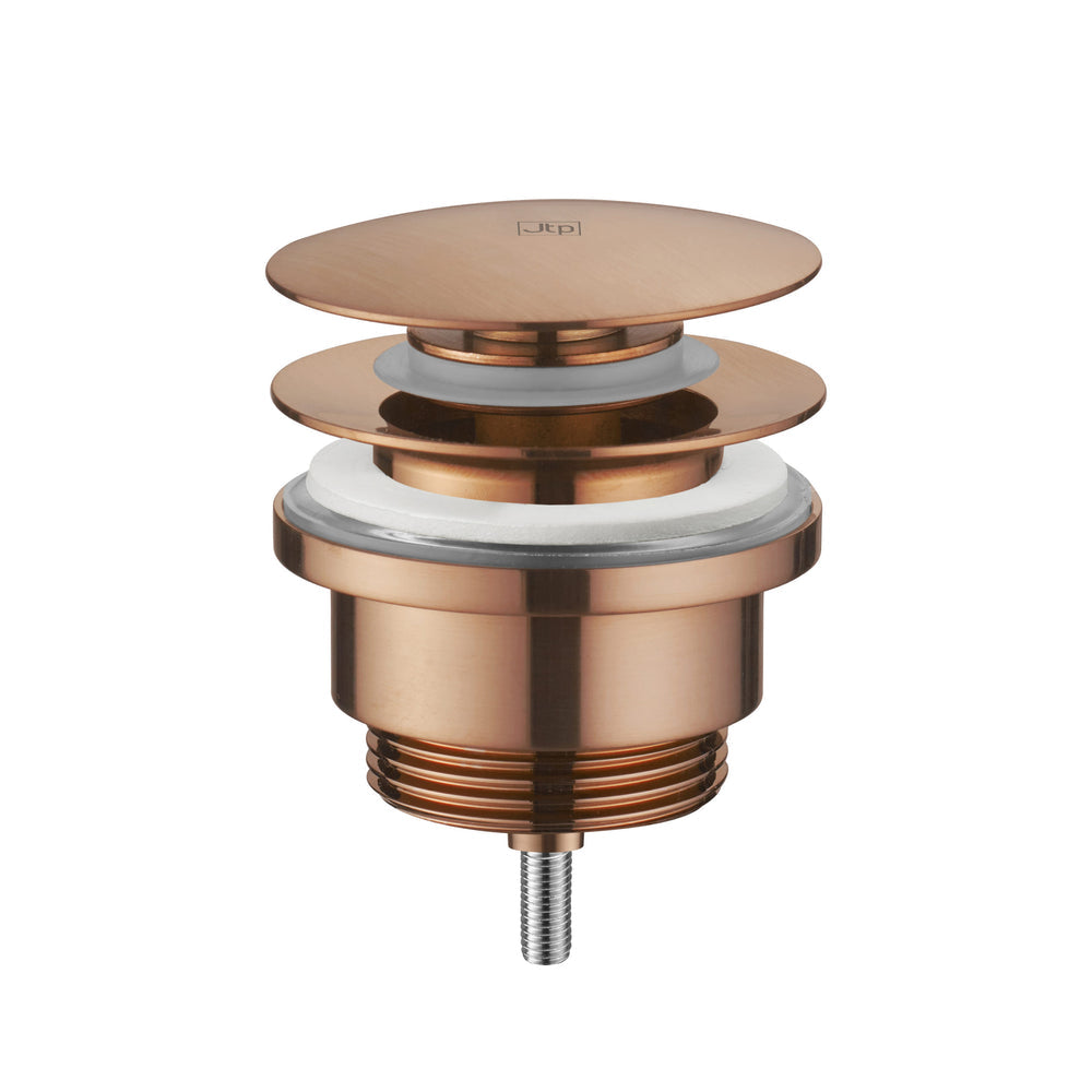 JTP Universal Basin Waste, Slotted and Unslotted in Brushed Bronze