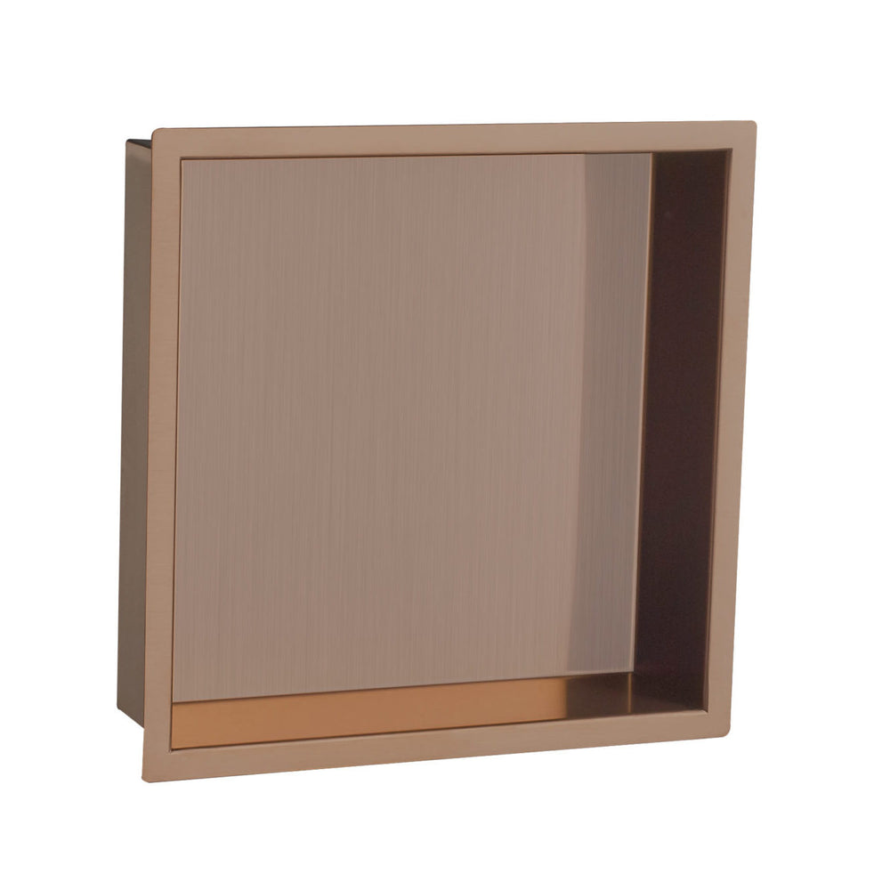 JTP Shower Niche in Brushed Bronze