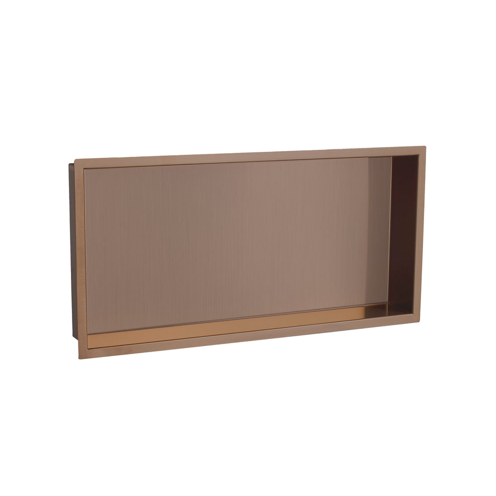 JTP Shower Niche in Brushed Bronze